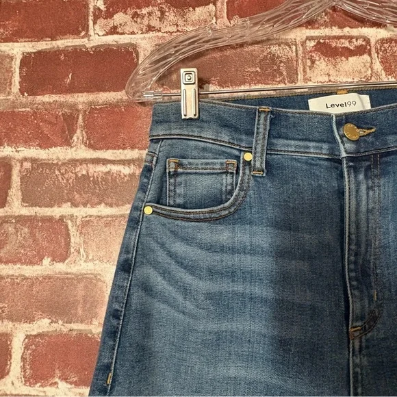 Level 99 Denim Blue Flare Jeans - Picture 4 of 7